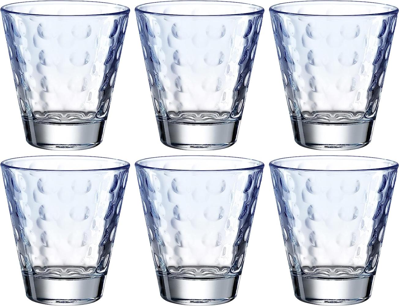 LEONARDO Gläser-Set OPTIC, Glas, 215 ml, 6-teilig Bild 1