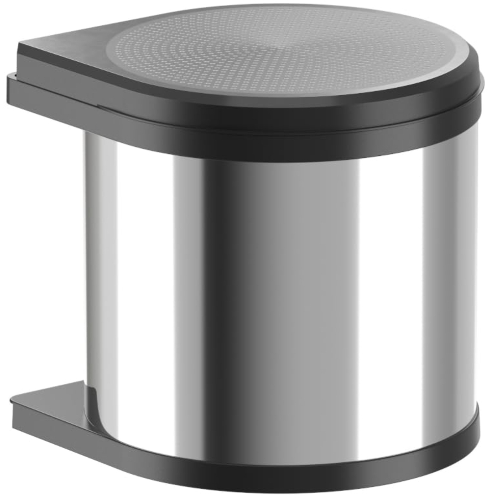 HAILO 3512-03 Abfallsorter 12 Liter Hailo MONO ab 40cm Schrankbreite, schwarz/edelstahl Bild 1