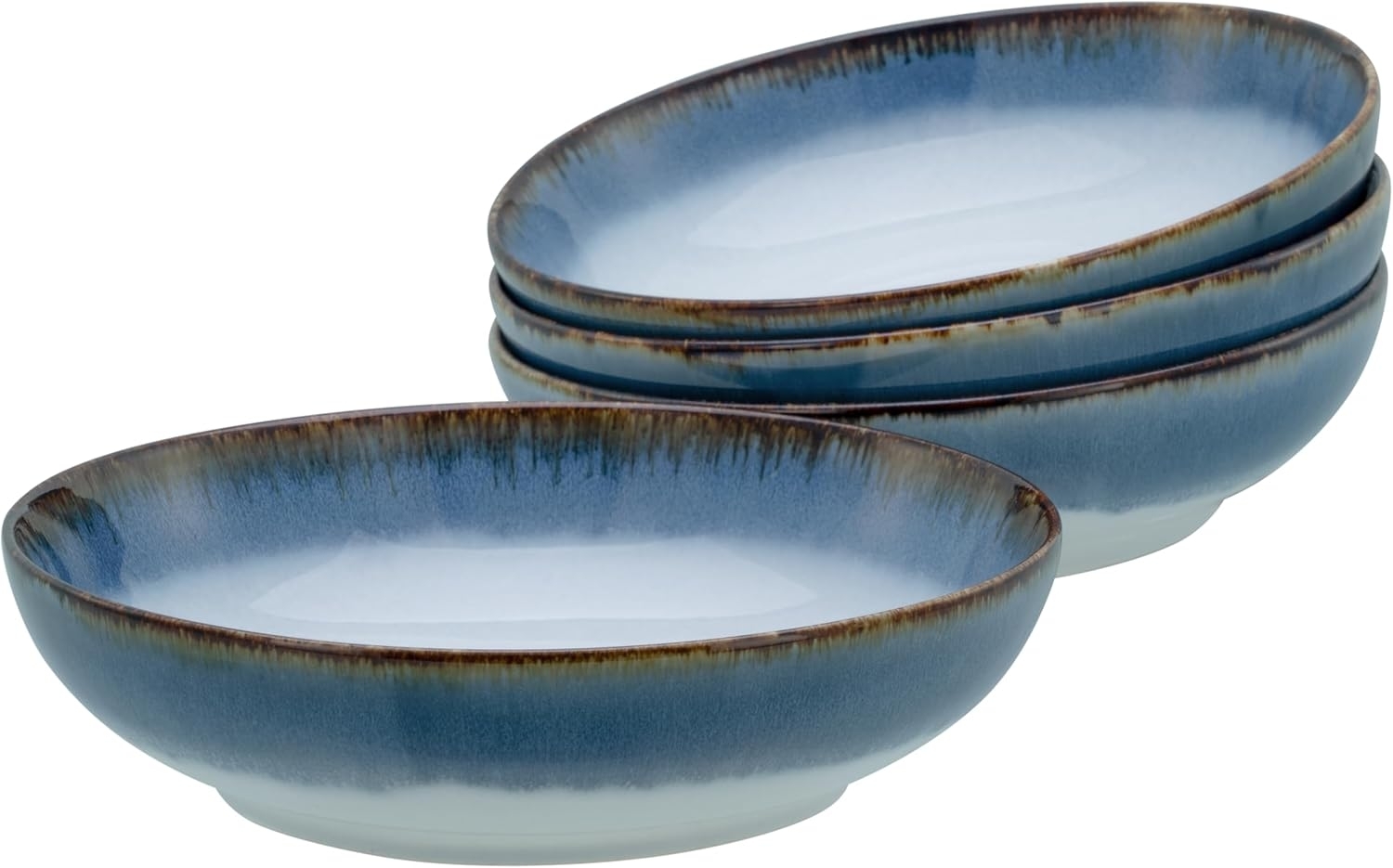 CreaTable 21688 Cascade Poke Bowl Set Steinzeug, blau, 4-teilig (1 Set) Bild 1