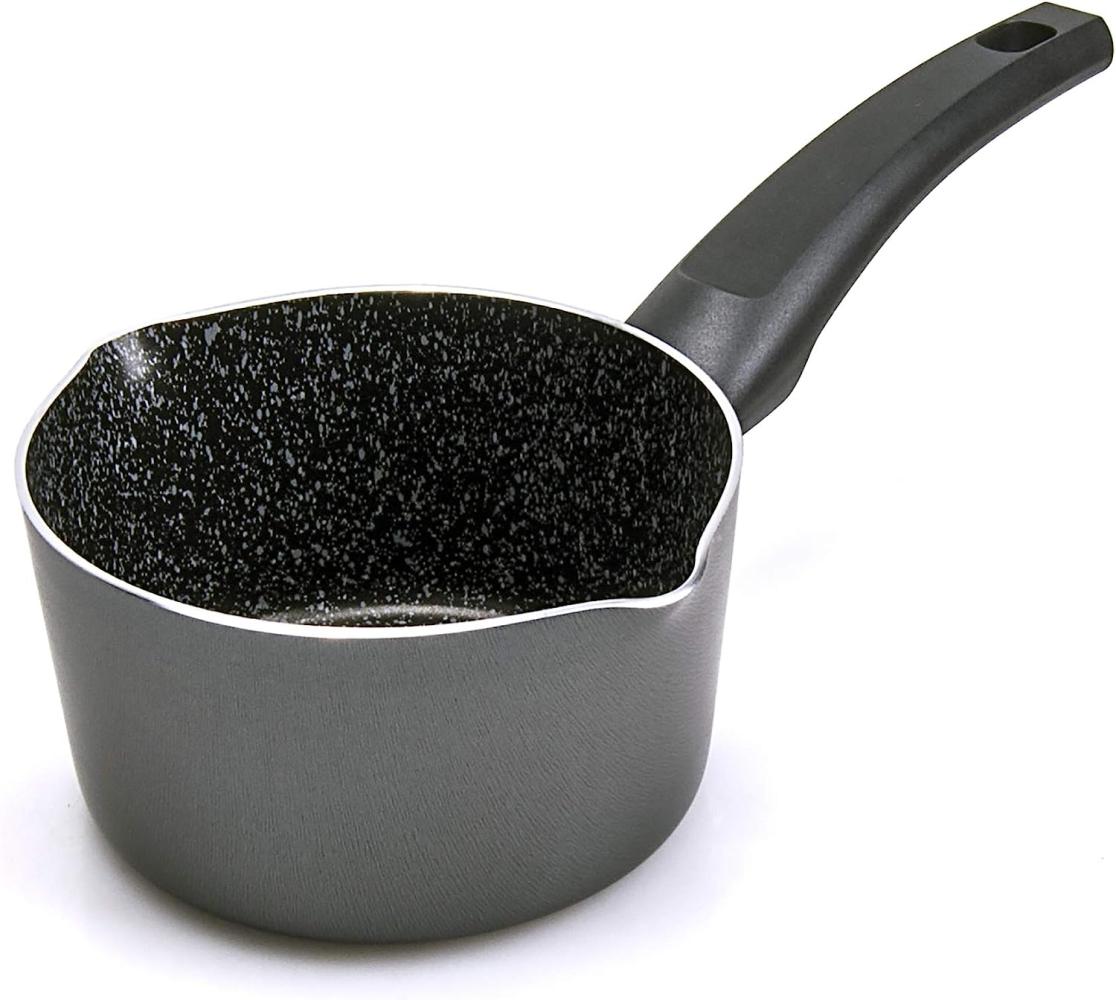 ALLUFLON Tradizione Italia Kasserolle 14 cm, Aluminium, Schwarz Bild 1