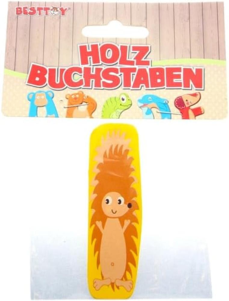 Besttoy - Holzbuchstabe - I - gelb Bild 1