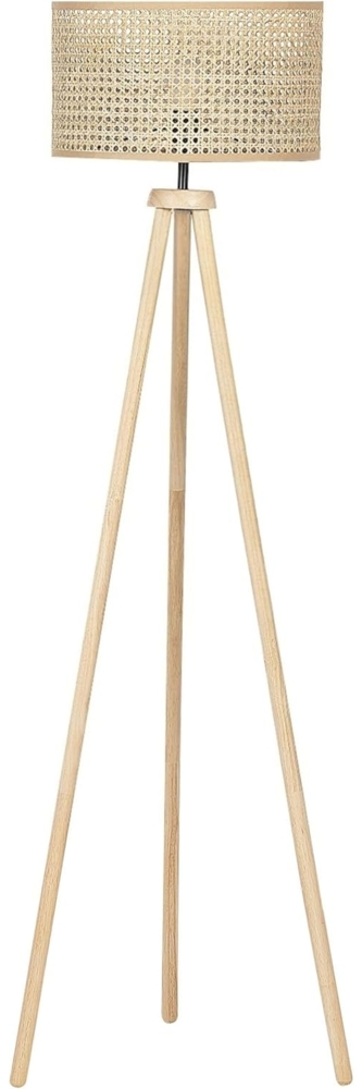 Stehlampe PENTON Rattan Natürlich Bild 1