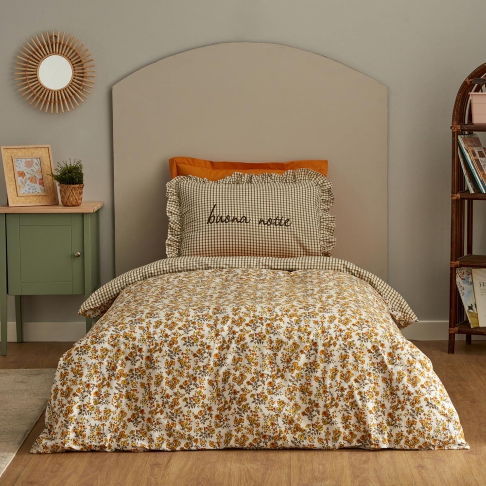 Karaca Bettwäsche Young Buona Notte 100% Baumwolle Einzelbettbezugsset Bild 1