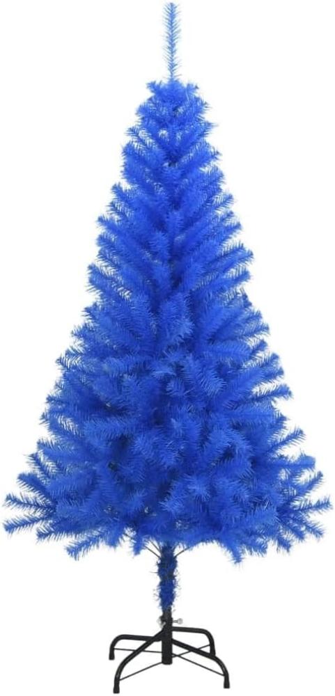 vidaXL Künstlicher Weihnachtsbaum mit Ständer Blau 150 cm PVC 321003 Bild 1