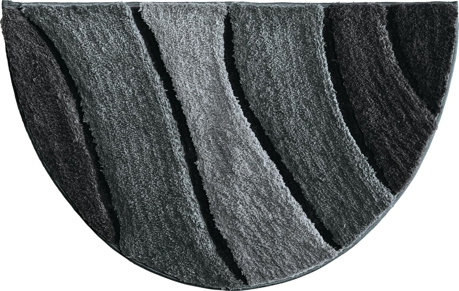 REDBEST Duschmatte Duschvorlage "Louisville" halbrund, Höhe 20 mm, Streifen Bild 1