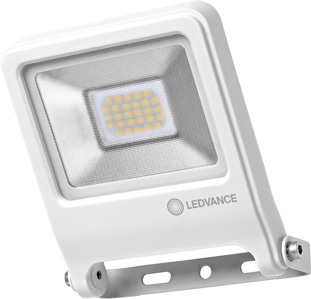 Ledvance 'Endura Flood' LED-Fluter, Aluminium weiß, 20 W, warmweiß (3000 K), IP65 Bild 1