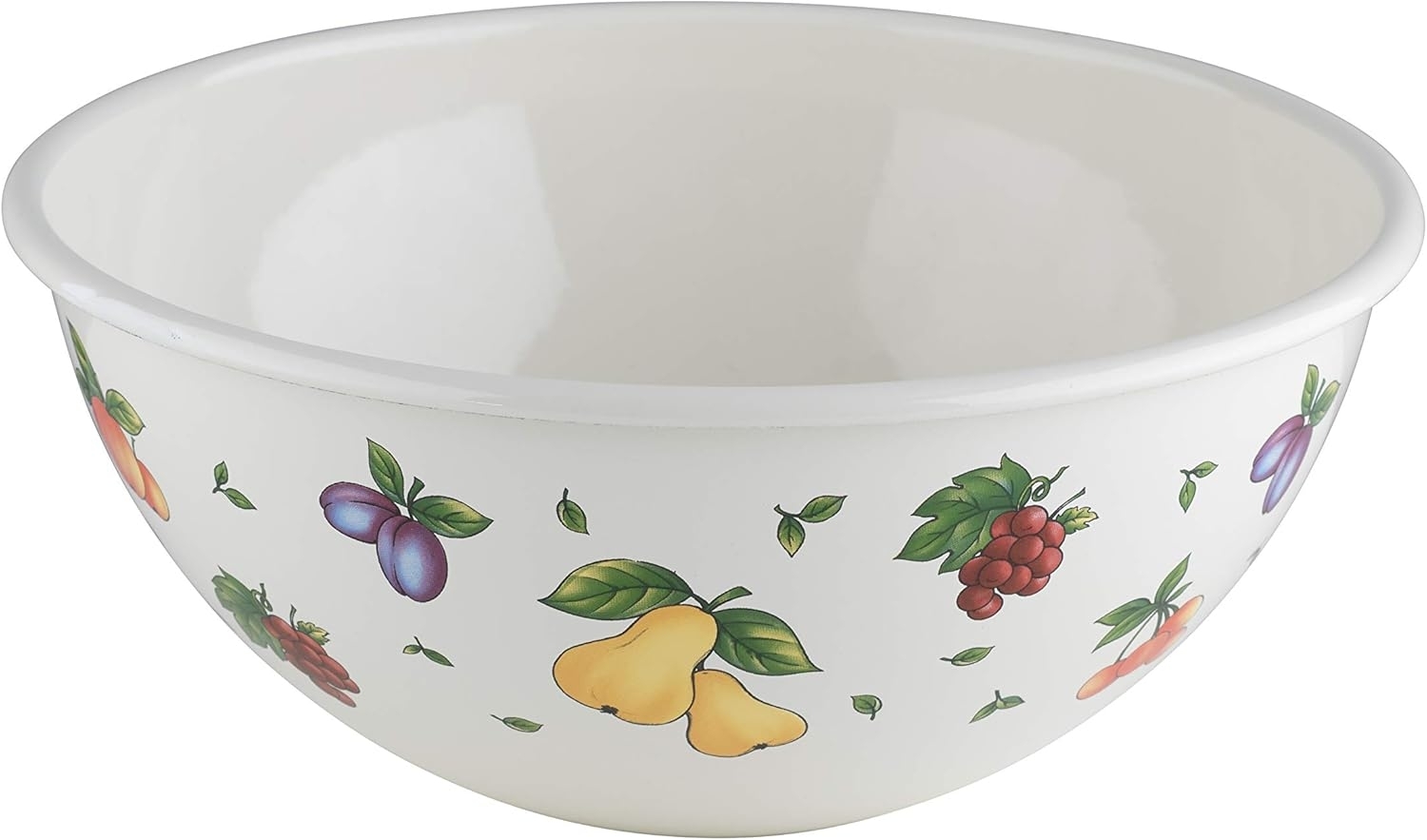 RIESS 0465-068 Obst- und Salatschüssel 26 cm, 4 L, Emaille, FRUIT GARDEN Bild 1