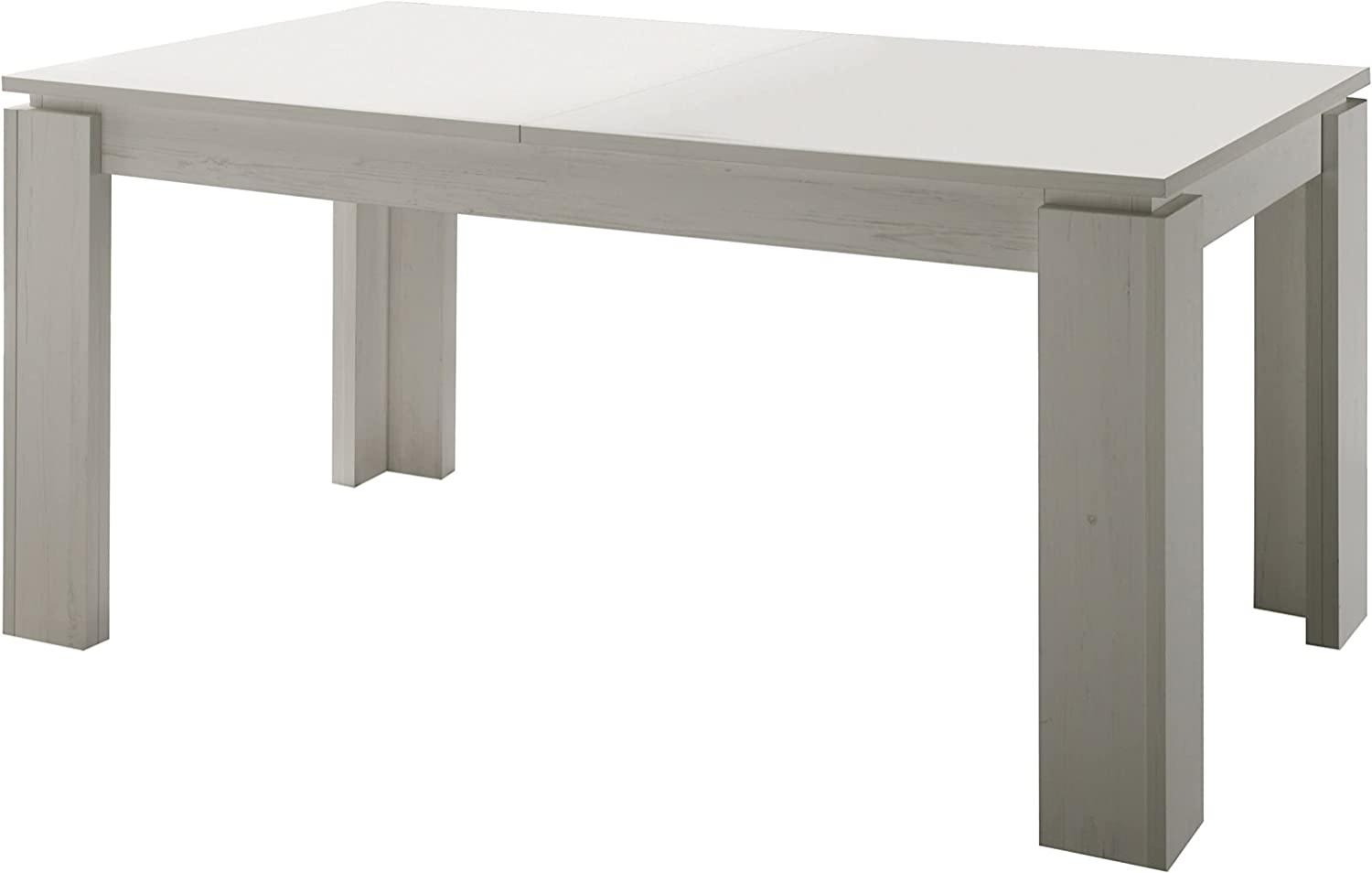 Esstisch Anderson Pinie weiß ausziehbar Holztisch 160 - 200 cm Bild 1