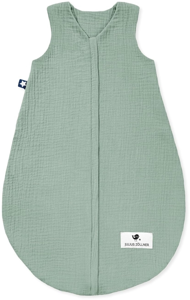 Julius Zöllner Baby Sommerschlafsack Musselin grün 60 cm Bild 1