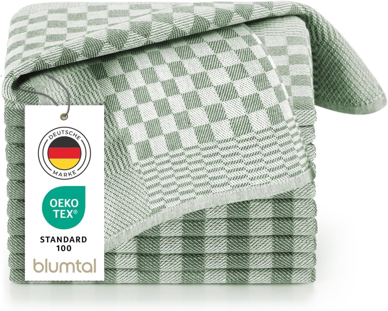 Blumtal Geschirrtuch Premium Geschirrhandtücher in 50 x 70 cm, (Set, 10-tlg, 5, 10 oder 20 Geschirrtücher), 100% Baumwolle, Oeko-TEX® Zertifiziert Bild 1