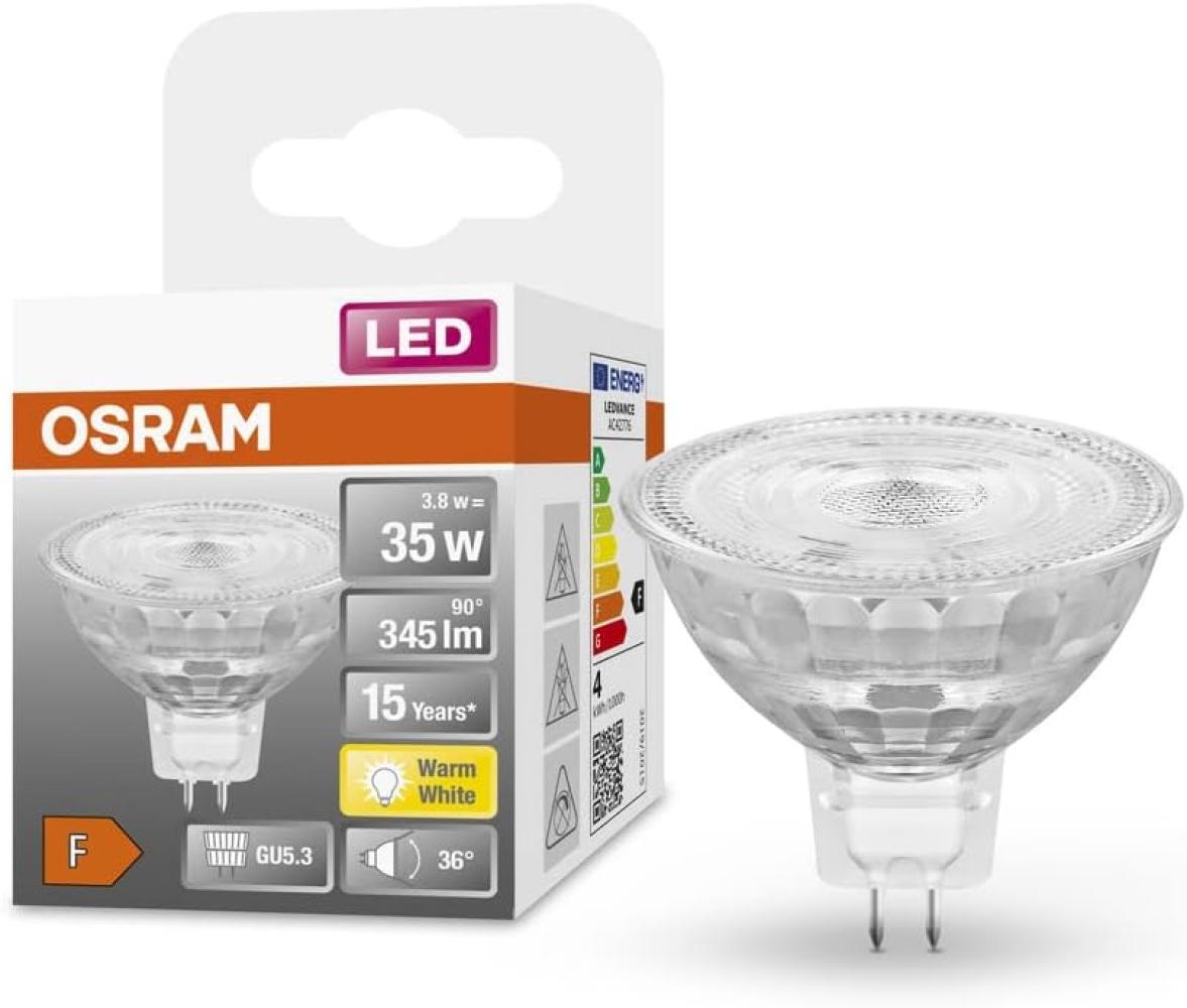 Ledvance LED Reflektor MR16 35 36° GU5. 3 3,8W warmweiß, klar Bild 1