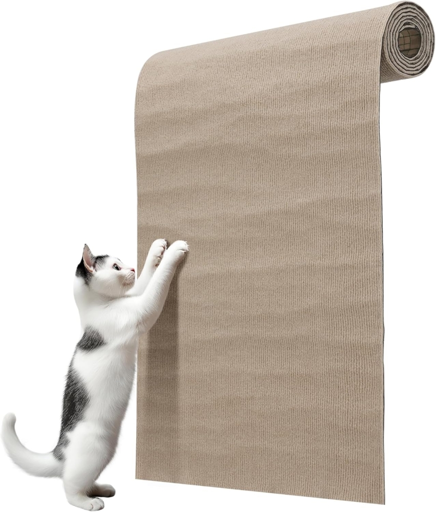 Navaris Kratzpappe Kratzmatte selbstklebend 2m - Dick und schützend - Katzen Kratzschutz, (1-tlg) Bild 1