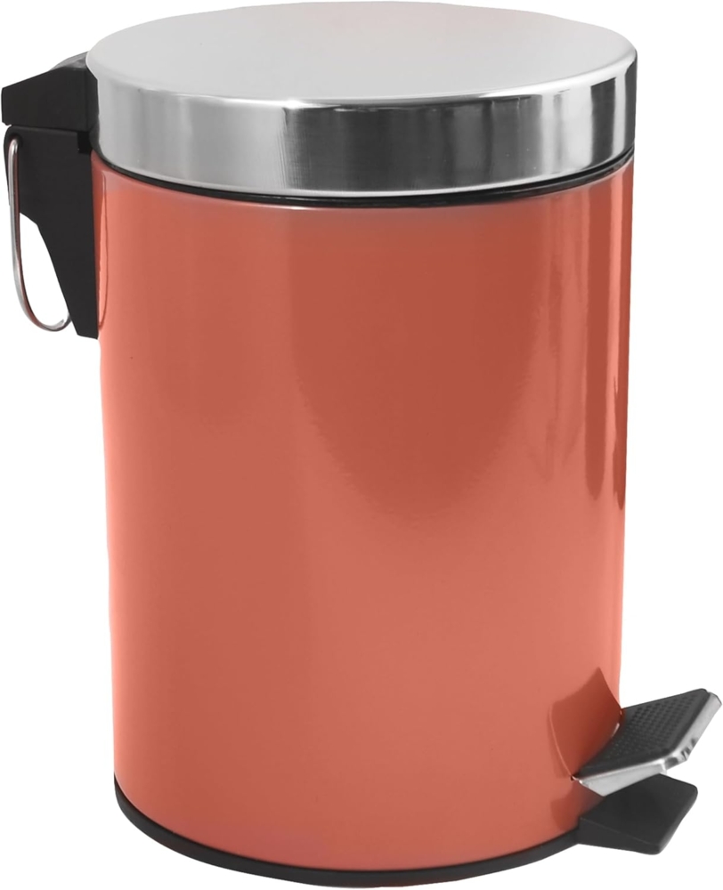 MSV Kosmetikeimer " Terracotta" Mülleimer Treteimer Abfalleimer - 3 Liter – mit herausnehmbaren Inneneimer Bild 1