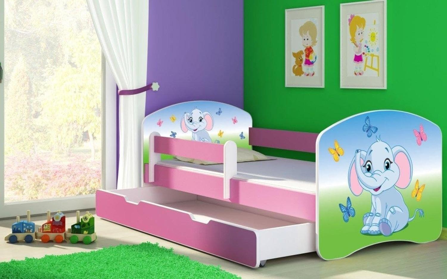 Kinderbett Dream mit verschiedenen Motiven 180x80 Elephant Bild 1