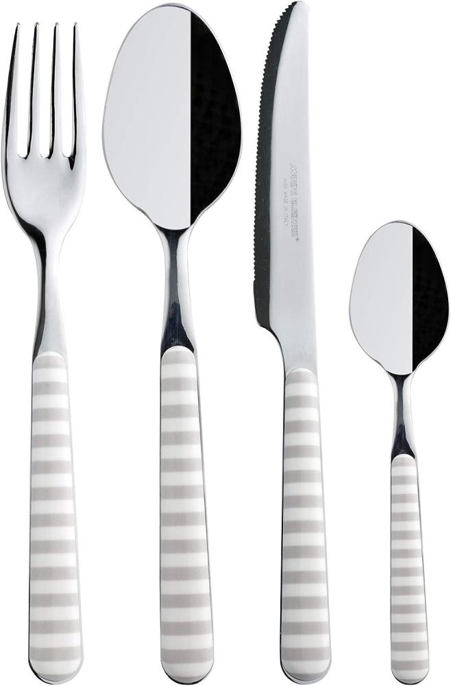 Besteck Set 24 teilig, Edelstahl, Harmony Bild 1