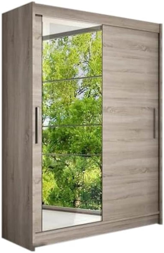 Schwebetürenschrank STAWEN VI mit Spiegel, 150x200x58, Trufla Bild 1