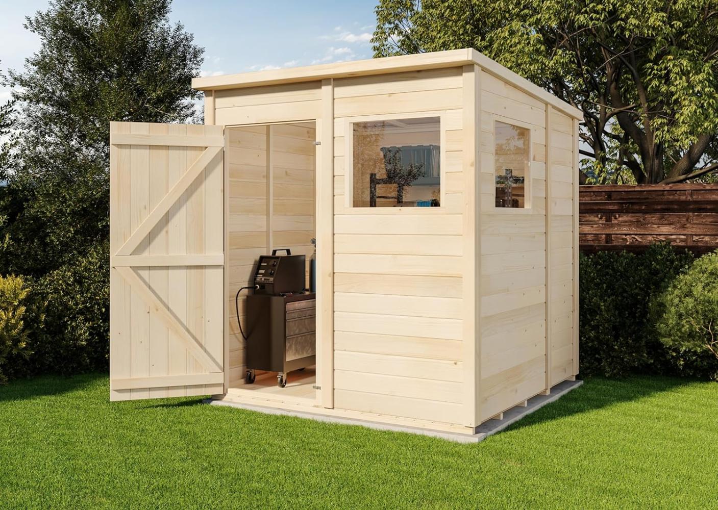 Storehaus Gerätehaus Stefano Gerätehaus aus Holz Geräteschrank mit 12 mm Wandstärke Gartenhaus Bild 1