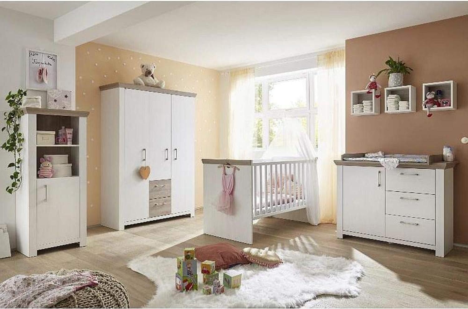 Storado 'New York' 4-tlg. Babyzimmer-Set anderson pine/nelson eiche Bild 1