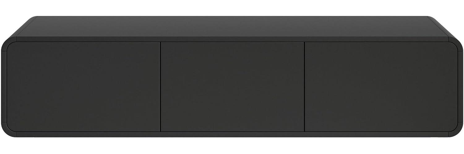 Selsey Oro - TV-Hängeboard mit 3 Schubladen, schwarz, 154 cm Bild 1