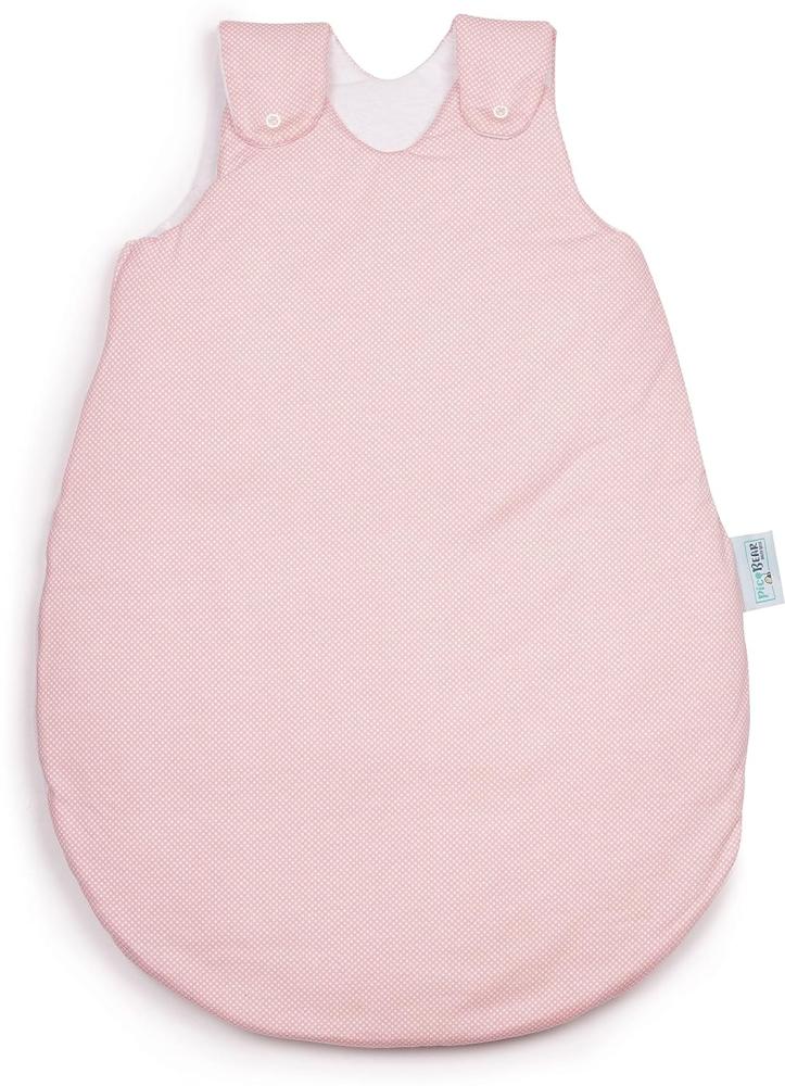 Babyschlafsack HONEY | mitwachsend & atmungsaktiv : 50/56 Spots Flamingo Bild 1