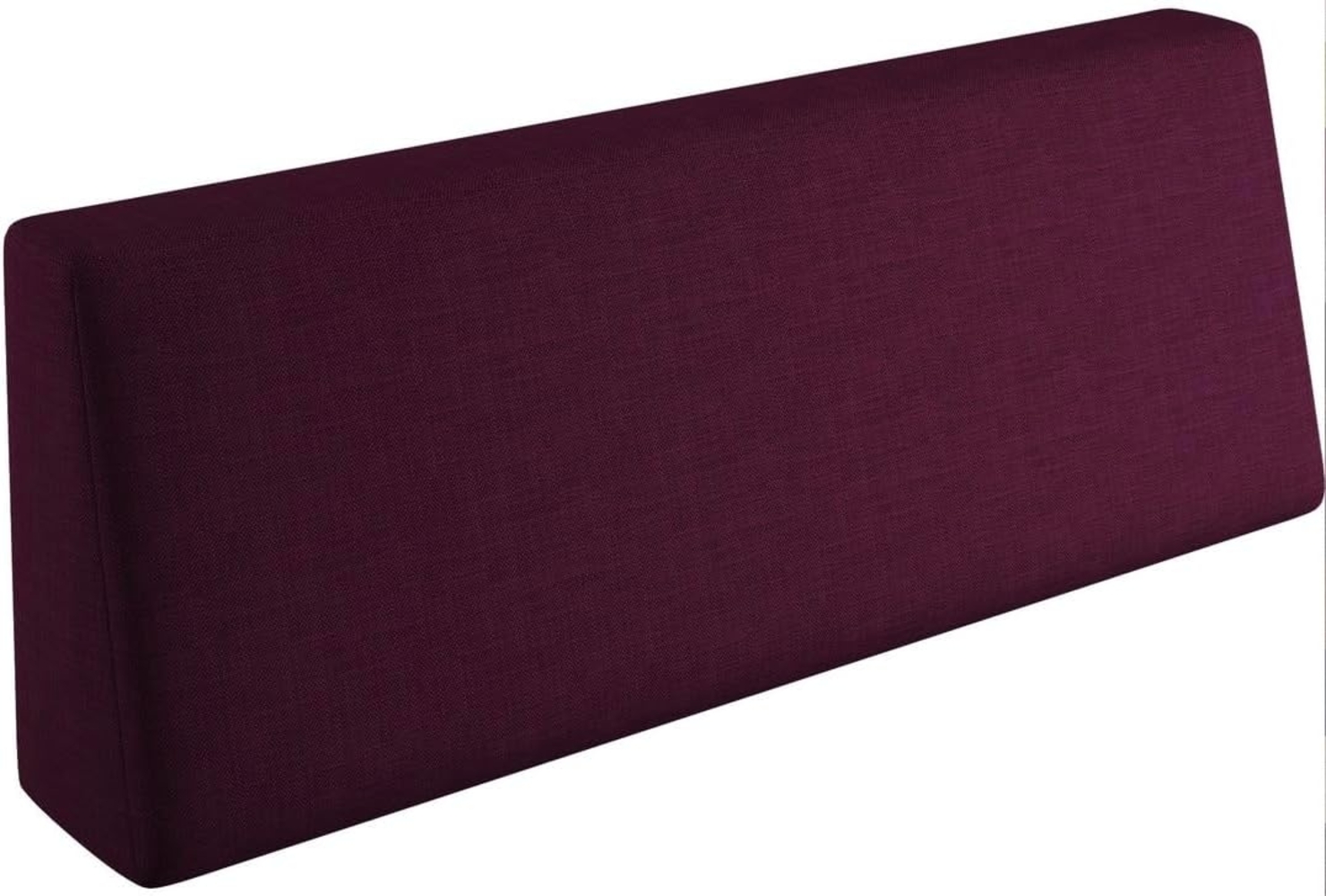 sunnypillow Palettenkissen mit abnehmbarem Bezug Kaltschaum Palettenauflage Palettenpolster Palettensofa Sitzkissen Rückenlehne Indoor Outdoor Rückenkissen 120 x 40 x 20/10cm Violett Bild 1