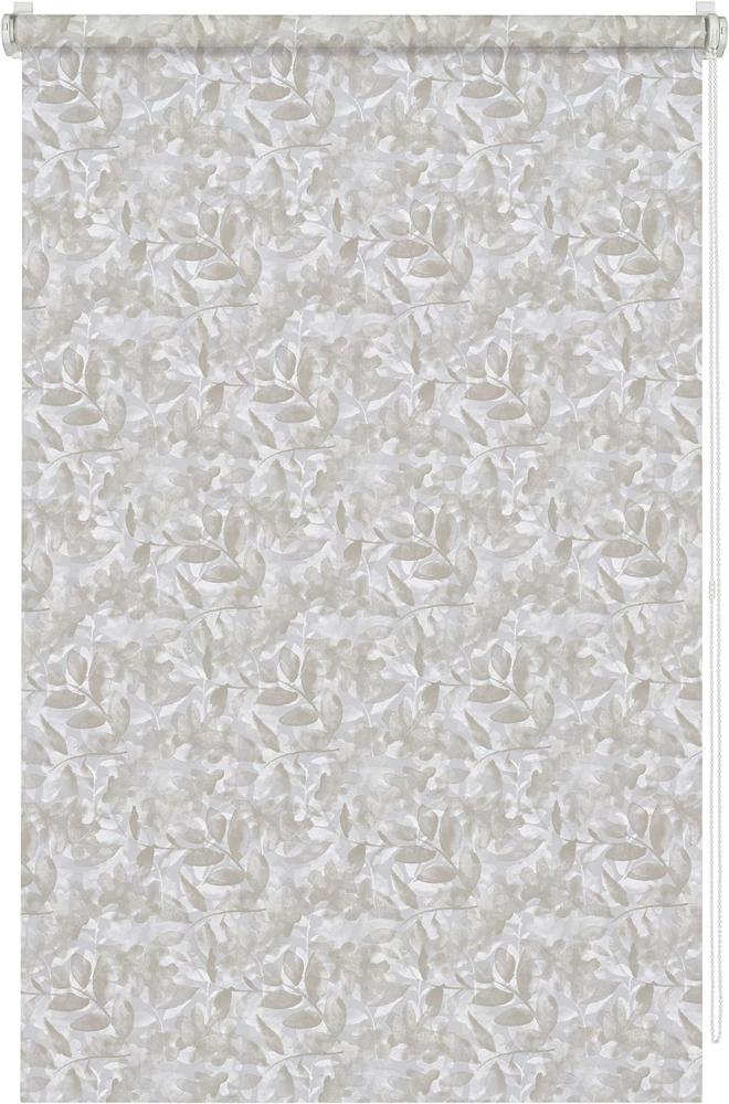 EASYFIX Rollo Dekor Natural Camouflage hellgrau/taupe 45 x 150 cm Bild 1