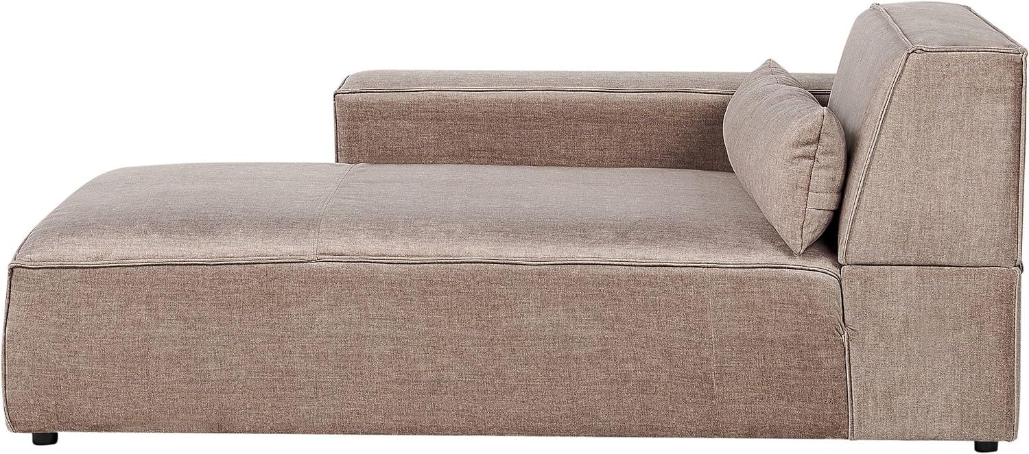 Chaiselongue hellbraun rechtsseitig HELLNAR Bild 1