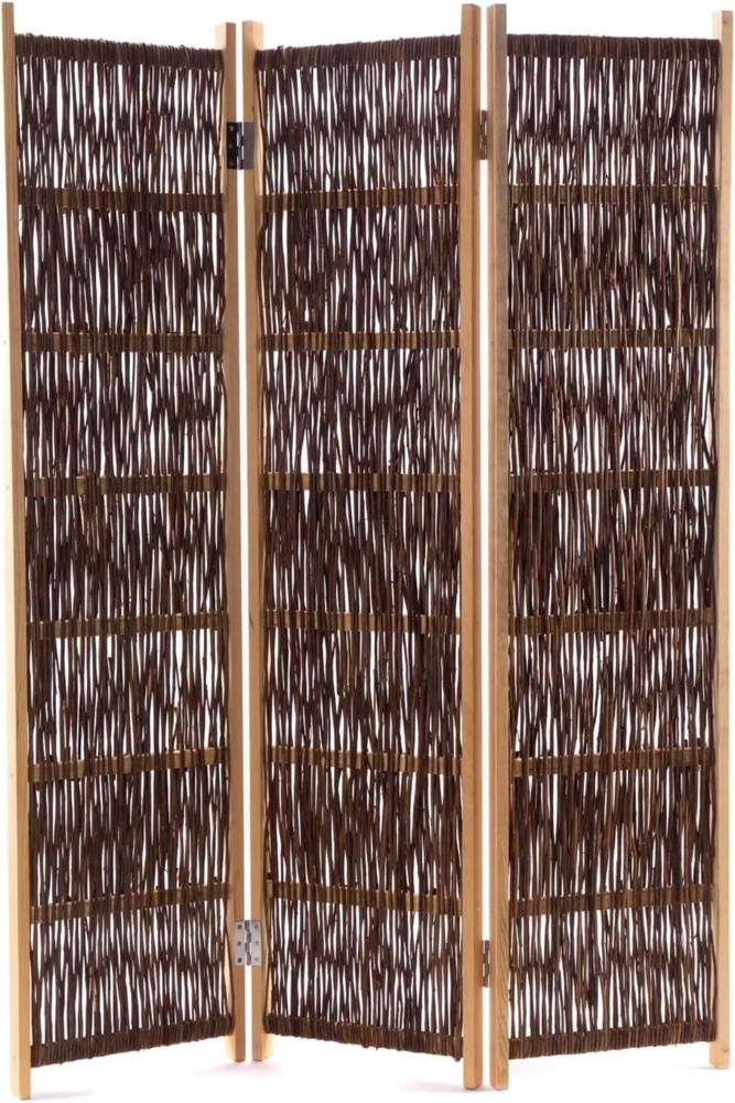 CREEDWOOD Paravent RAUMTEILER "BOSCA", Weidenholz, 170 cm, Natur Paravent Bild 1