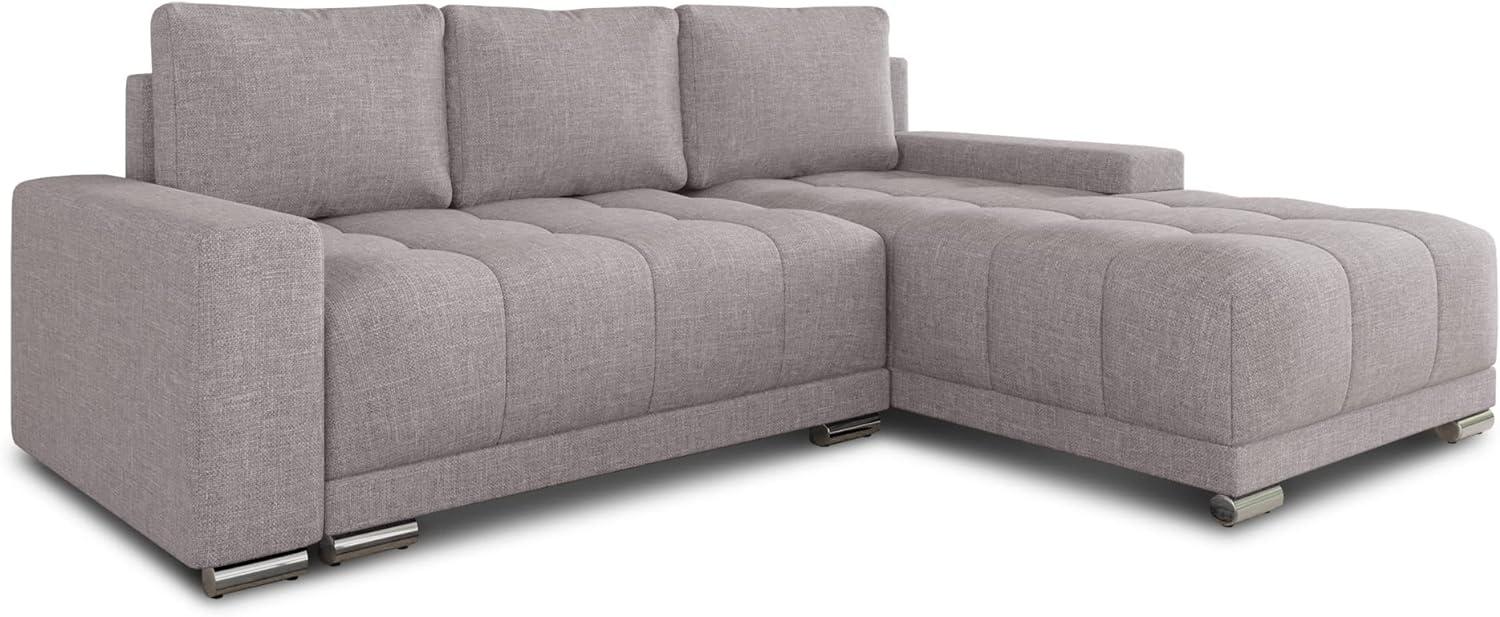 Sofnet Ecksofa Pavo, mit Schlaffunktion und Bettkasten, L-Form Couch, Polstersofa, Schlafsofa mit Bonell-Federkern Bild 1