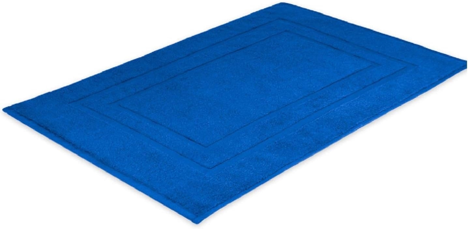 Badvorleger Frottier 700 g/m² 50 x 80 cm Royalblau Bild 1