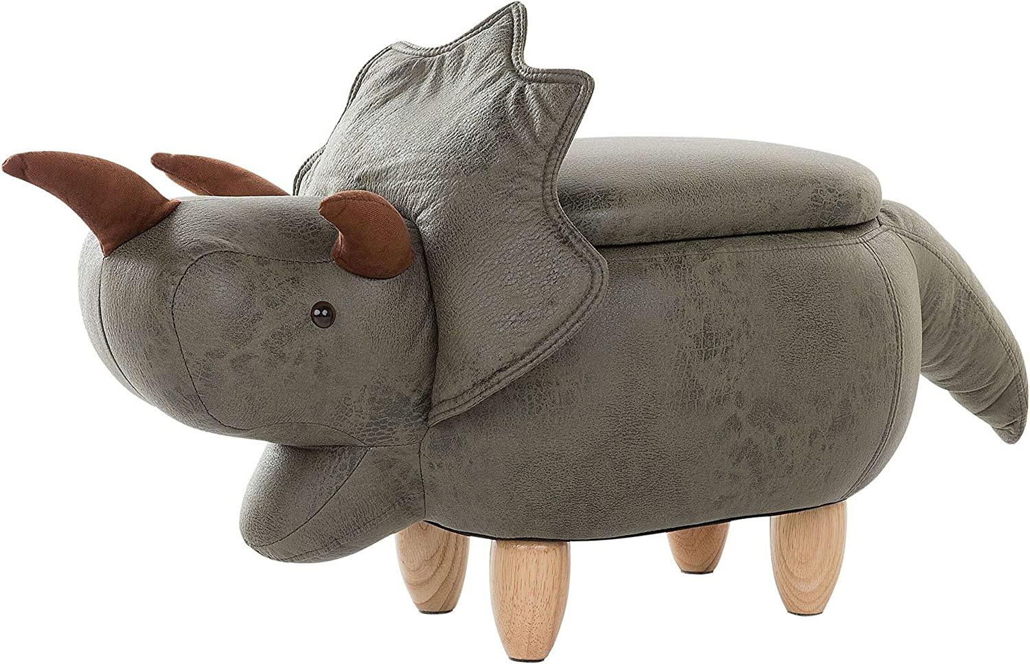 Hocker TRICERATOPS Dunkelgrün Bild 1