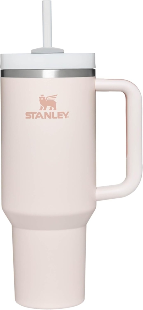 Stanley Quencher H2. 0 FlowState Trinkflasche mit Strohhalm 1. 2L - Thermobecher Kühlt 11 Stunden - 48 Stunden Eisgekühlt - Spülmaschinenfest - Thermosflasche BPA Frei - Kaffeebecher To Go - Rose Bild 1