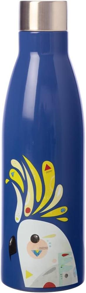 Maxwell & Williams Pete Cromer Trinkflasche, Wasserflasche, Cockatoo, Edelstahl, Mehrfarbig, 500 ml, JR0009 Bild 1