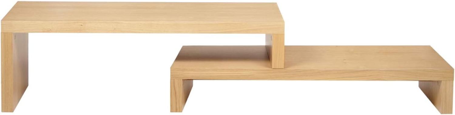 TEMAHOME, Cliff TV Tisch,125x38x20 cm, Eiche furnier, Oak Bild 1