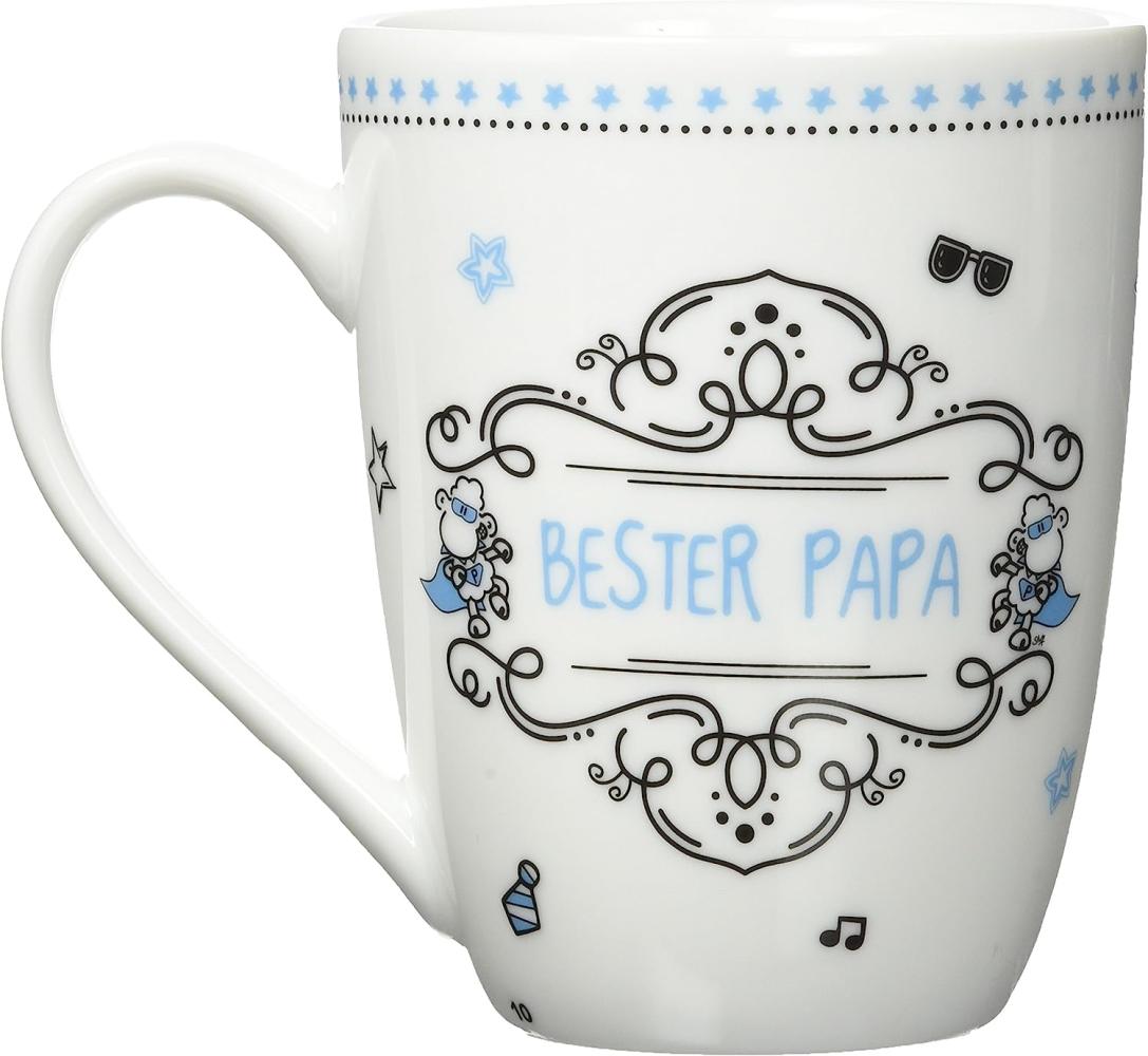 Sheepworld 59266 Lieblingstasse Bester Papa, Porzellan, mit Geschenkanhänger Bild 1