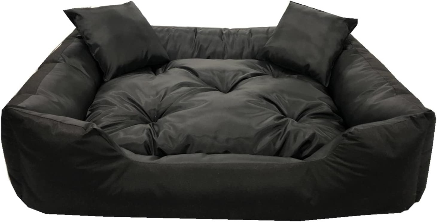 AIO Tierbett ECCO100/75, Hunde- und Katzenbett mit Kissen Außenmaße: 100x75 cm Bild 1