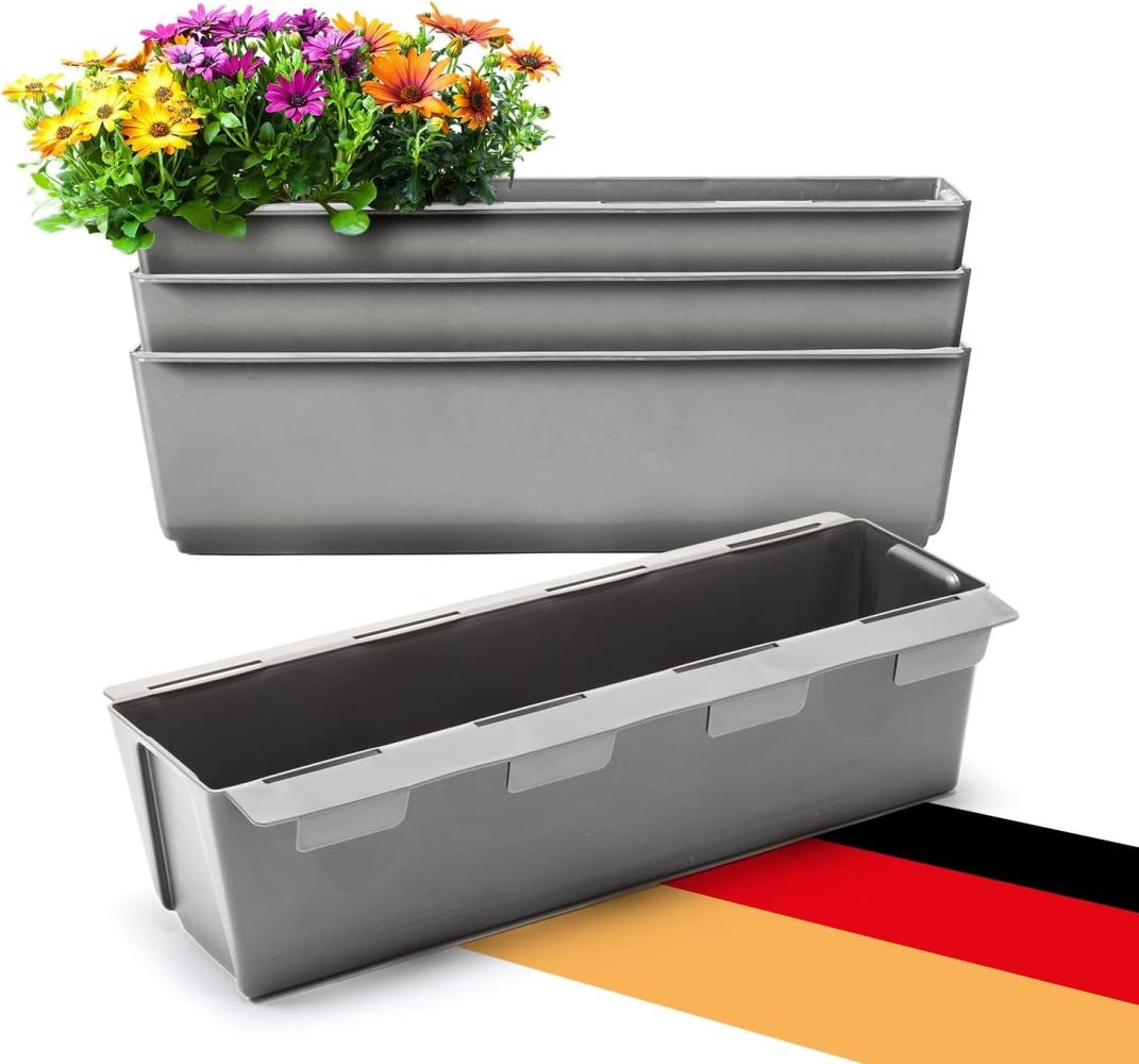 Thats Shopping Blumenkasten 4er Set Europalette Pflanzkasten 37 cm 4042366732054 Bild 1