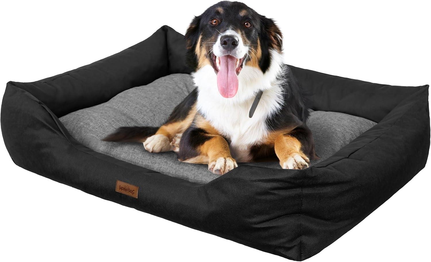 Bjird Tierbett Hundebett Puffy, Abnehmbarer Matratze, wasserabweisend, Hundesofa für kleie, mittelgroße und grosse Hunde, Größe: S,M,L,XL,XXL Bild 1