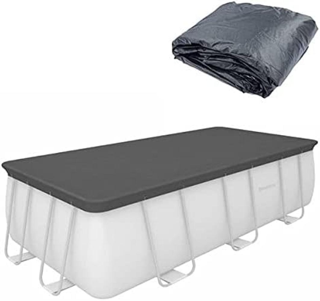 Bestway® Ersatzteil Abdeckplane (schwarz) für Power Steel™ Pools 488 x 244 x 122 cm, eckig Bild 1