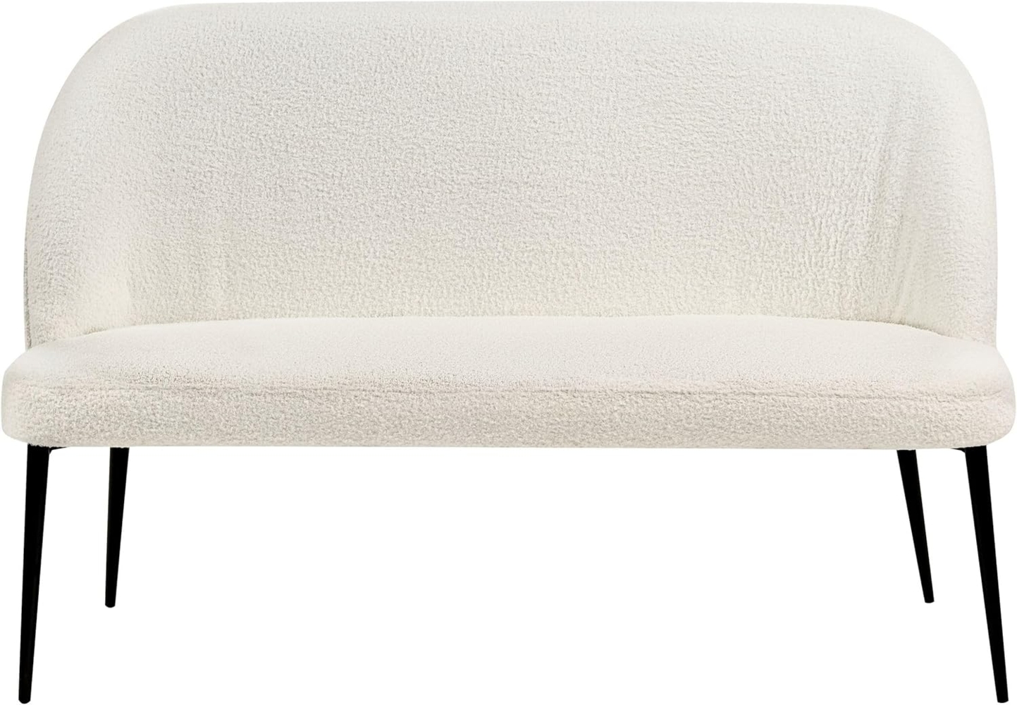 2-Sitzer Küchensofa Bouclé weiß OSBY Bild 1