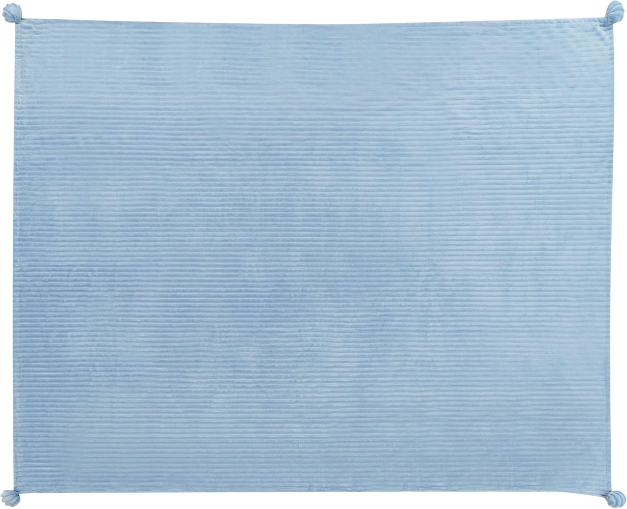Beliani 'KAWERI' Decke blau, 150 x 200 cm Bild 1