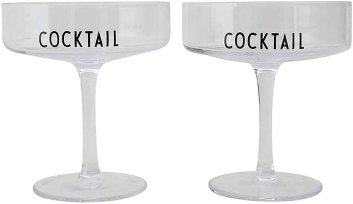 Design Letters Cocktail Glas Set Bild 1