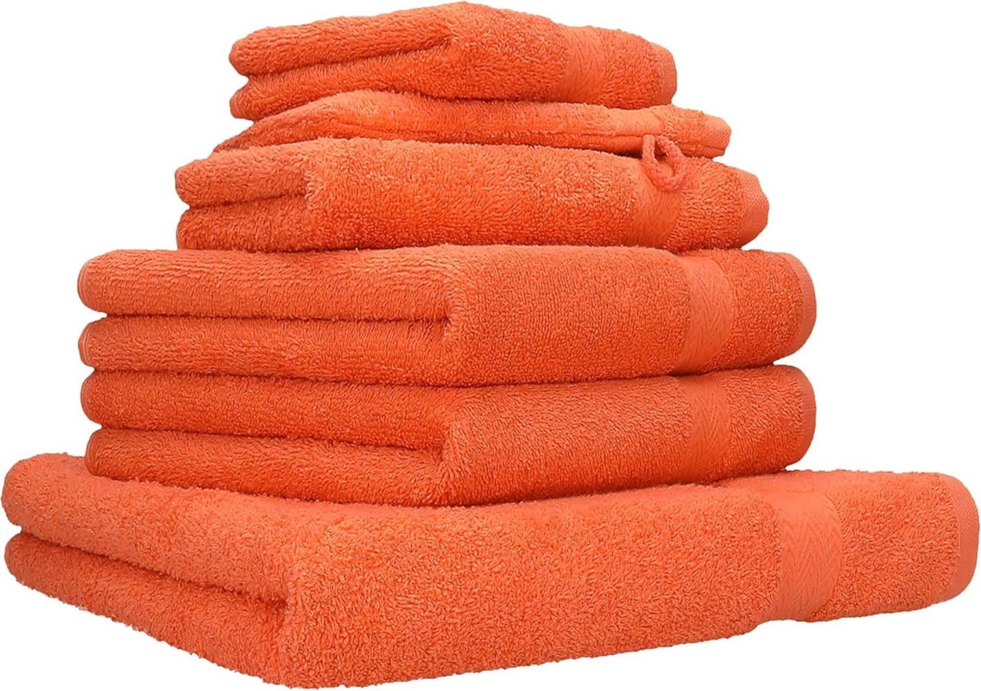 Betz Handtuch Set 6-TLG. Handtuch-Set Premium, 100% Baumwolle (6-St), Farbe Blutorange Bild 1