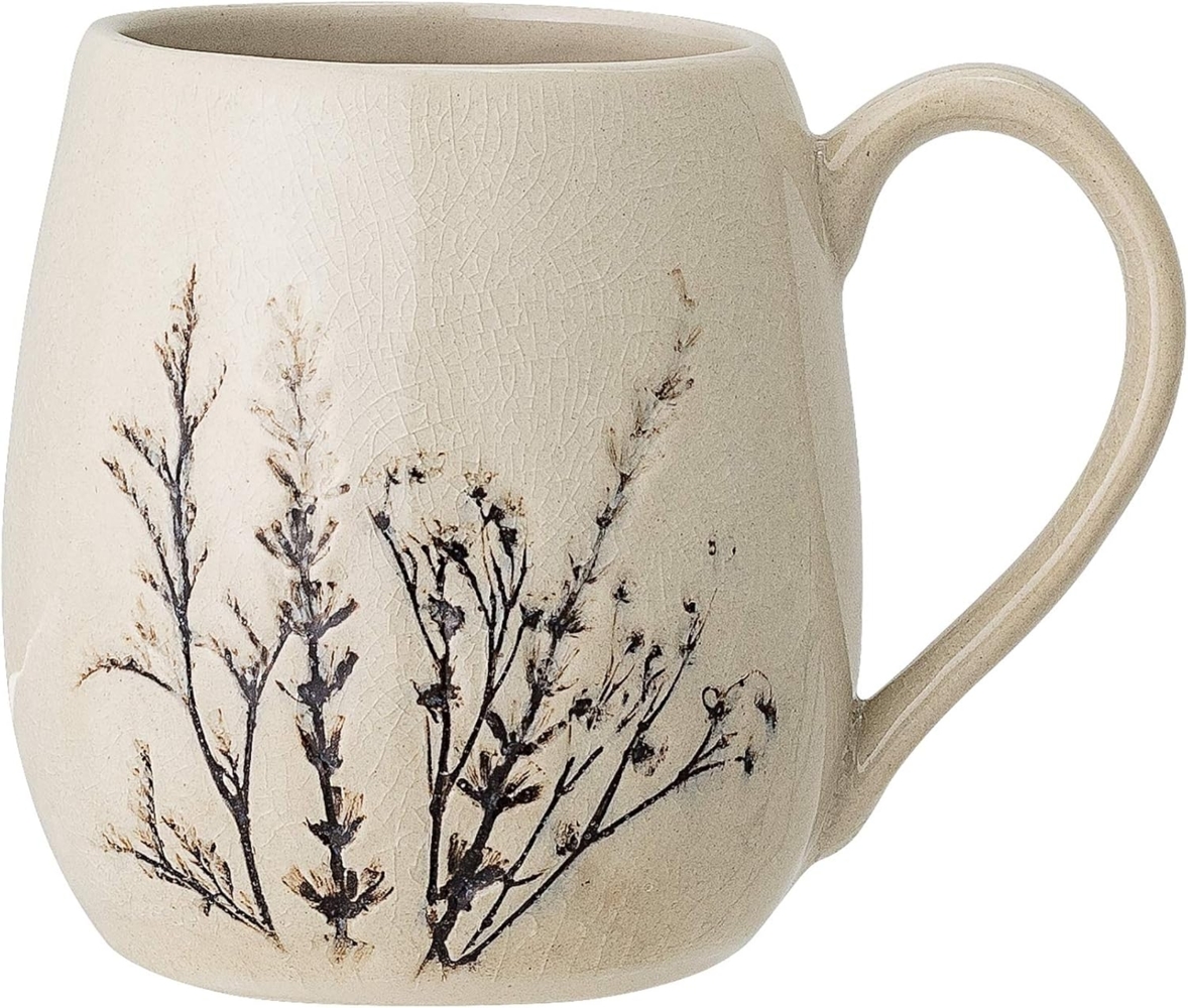 Bloomingville Tasse Bloomingville Bea Becher, Natur, Steingut, Keramik Bild 1