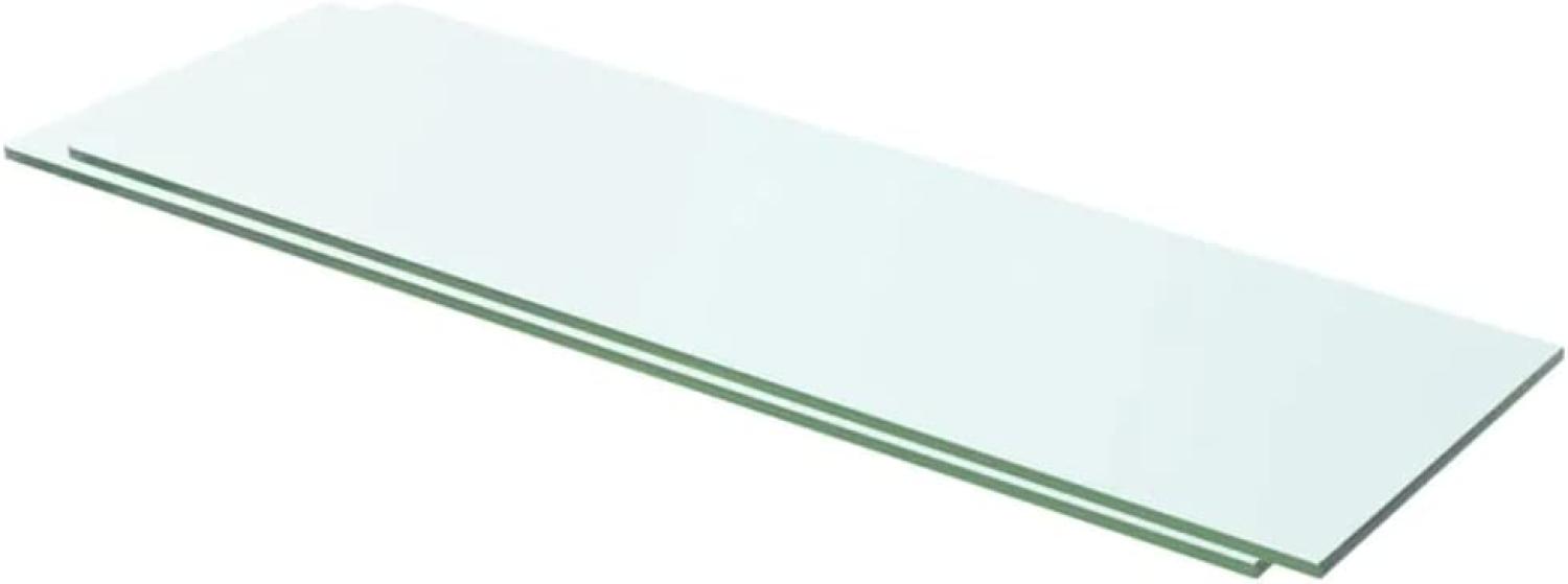 vidaXL Regalböden 2 Stk. Glas Transparent 60x15 cm 3051563 Bild 1