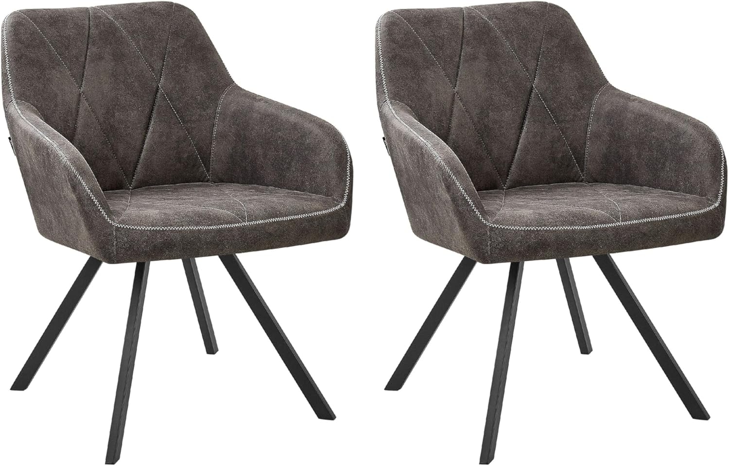 Esszimmerstuhl grau 2er Set MONEE Bild 1