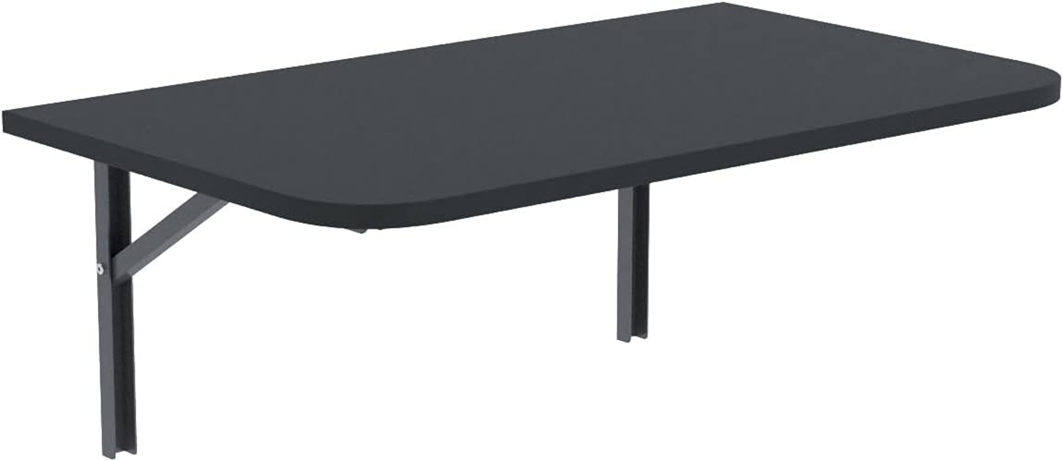AKKE Klapptisch, Wandklapptisch mit abgerundete Ecken für Küche Kinderzimmer klappbar Bild 1