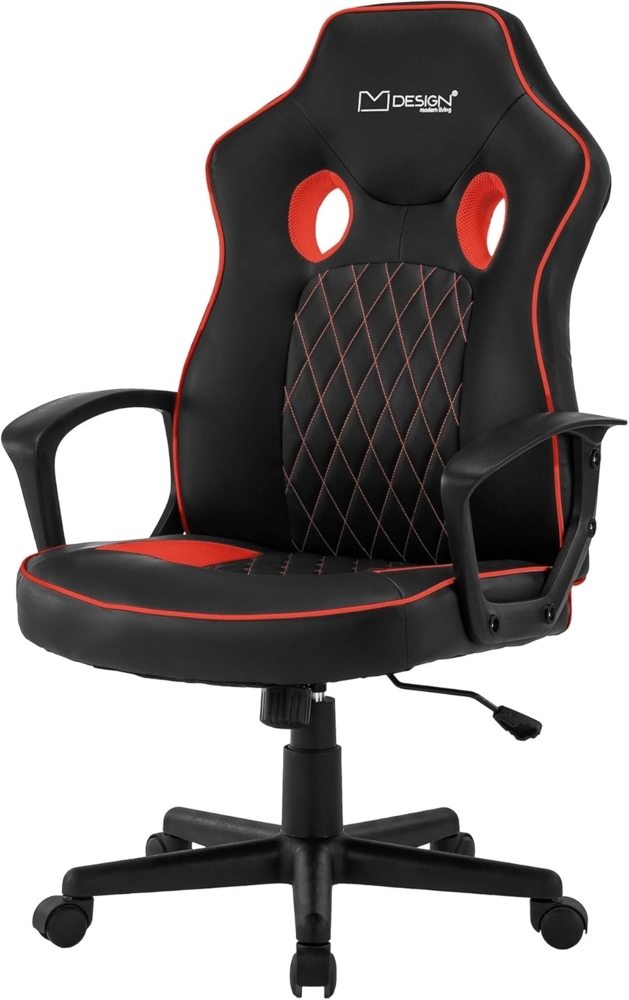 ML-DESIGN Bürostuhl Computerstuhl Schreibtischstuhl für Büro & Arbeitszimmer Drehsessel, Gaming Stuhl XL-Sitzfläche ergonomisch anpassbar PVC-Leder Bild 1