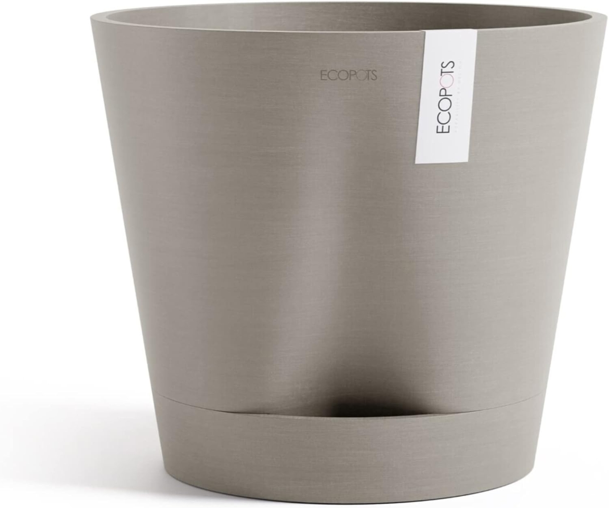 ECOPOTS Blumentopf Venice 2 40 Taupe, für den Innenbereich Bild 1
