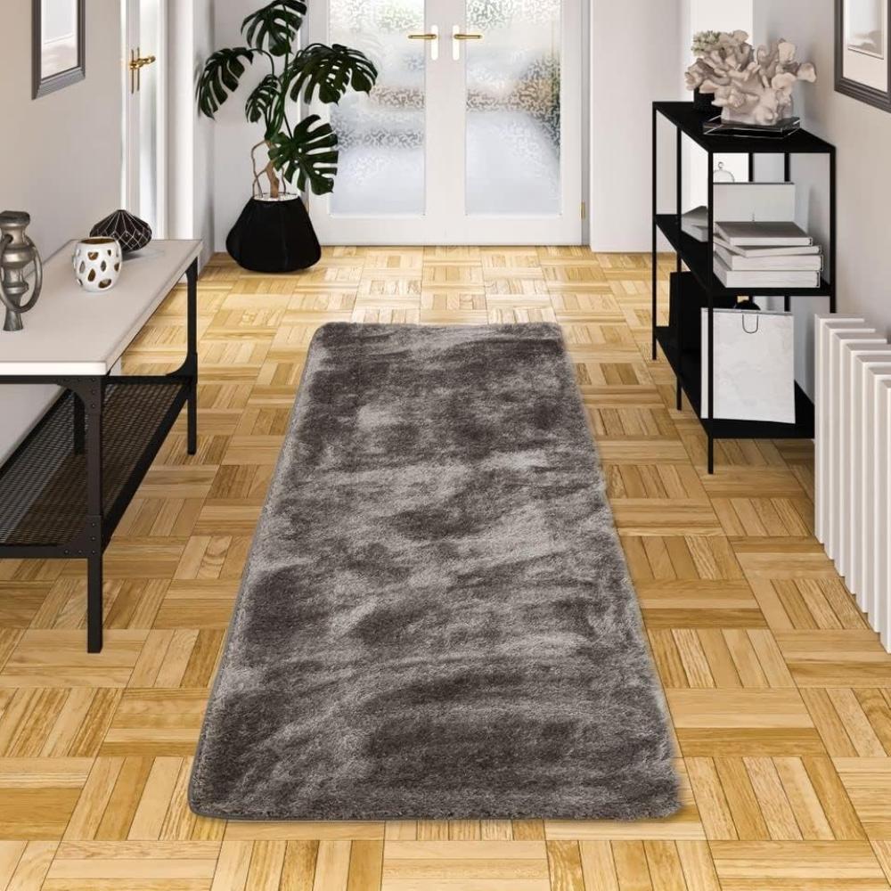 Snapstyle Hochflor-Teppich Hochflor Shaggy Teppich Feeling Mix Läufer, Rechteckig, Höhe: 48 mm Bild 1